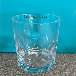 Tiffany & Co. Crystal Old Fashioned Whiskey Coctail Glass Set